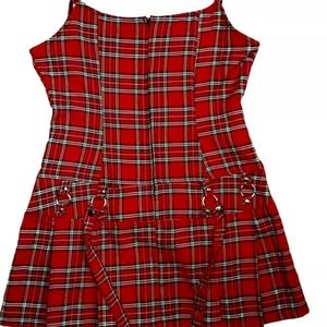 Lip service punk plaid dress